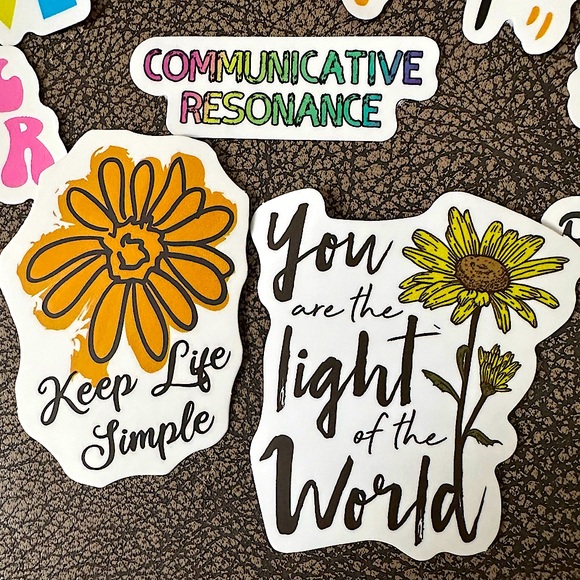 NEW - 11 stickers - positive sayings / encouragement classroom prizes Easter egg - Picture 5 of 7